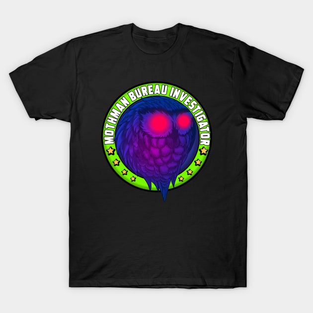 MOTHMAN INVESTIGATOR T-Shirt by theanomalius_merch